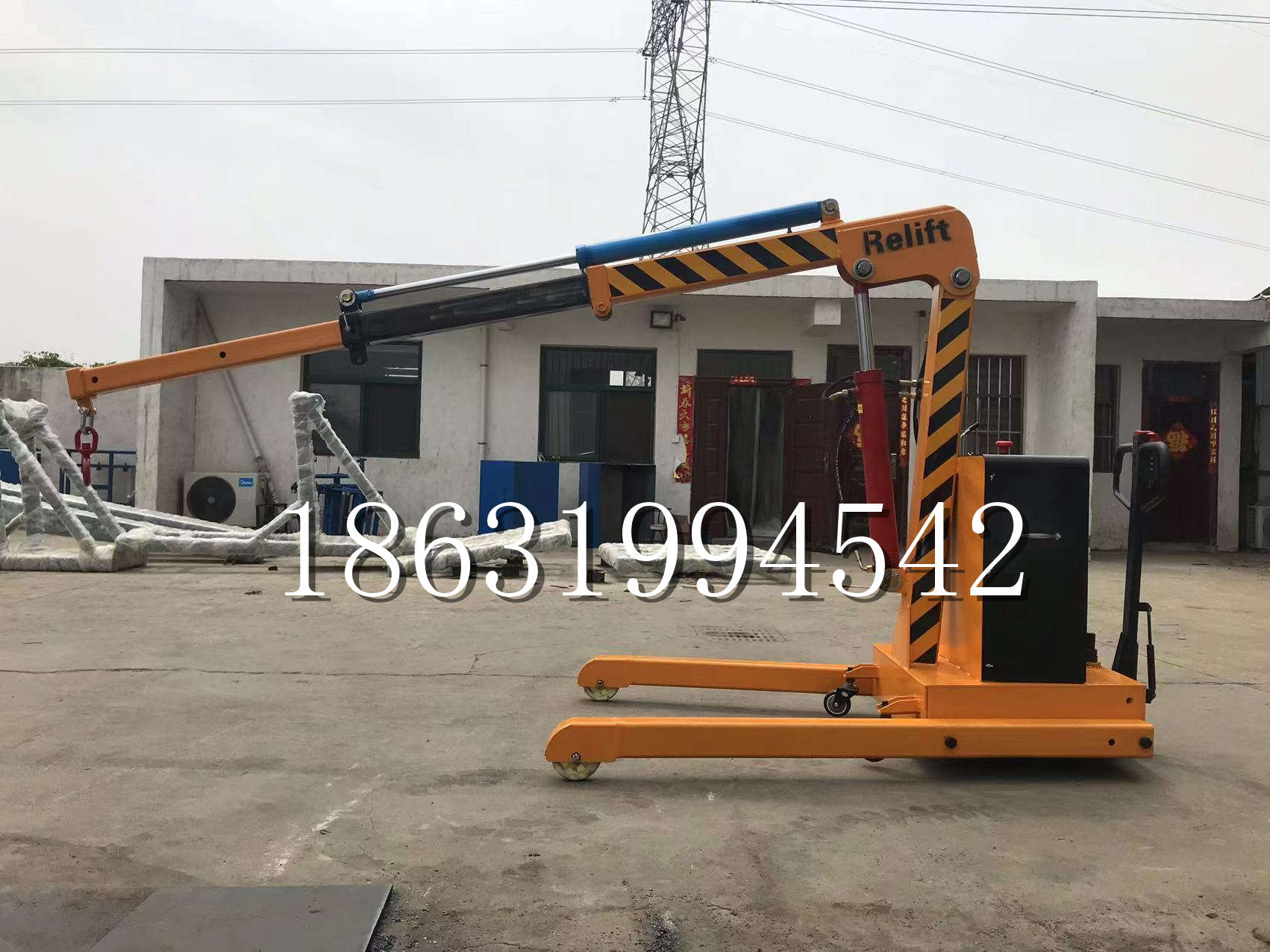 正蓝旗久征定做3吨三轮随车吊 农用园林绿化移树吊 平板工程用小吊机